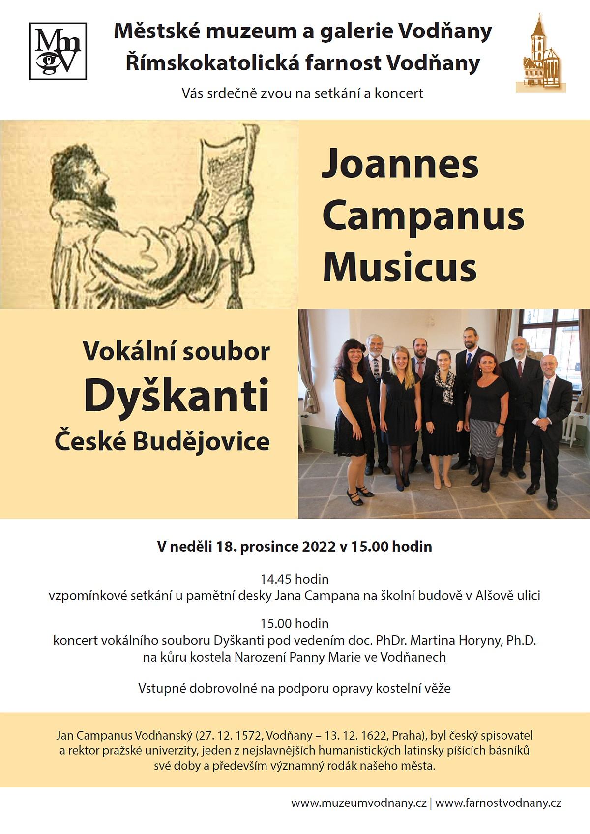 Plakát - Joannes Campanus Musicus