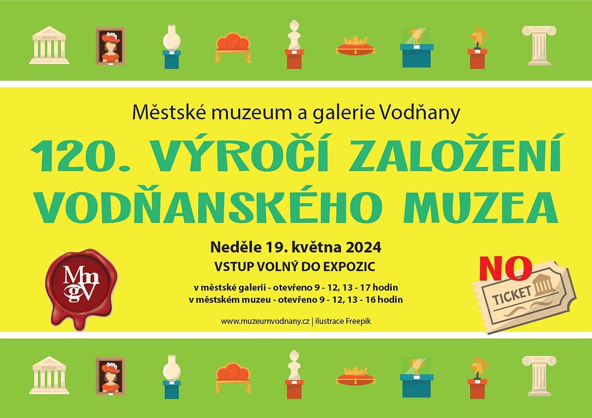 Plakát - 120. výročí založení vodňanského muzea