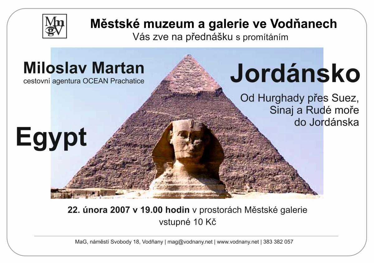 Plakát - Egypt a Jordánsko