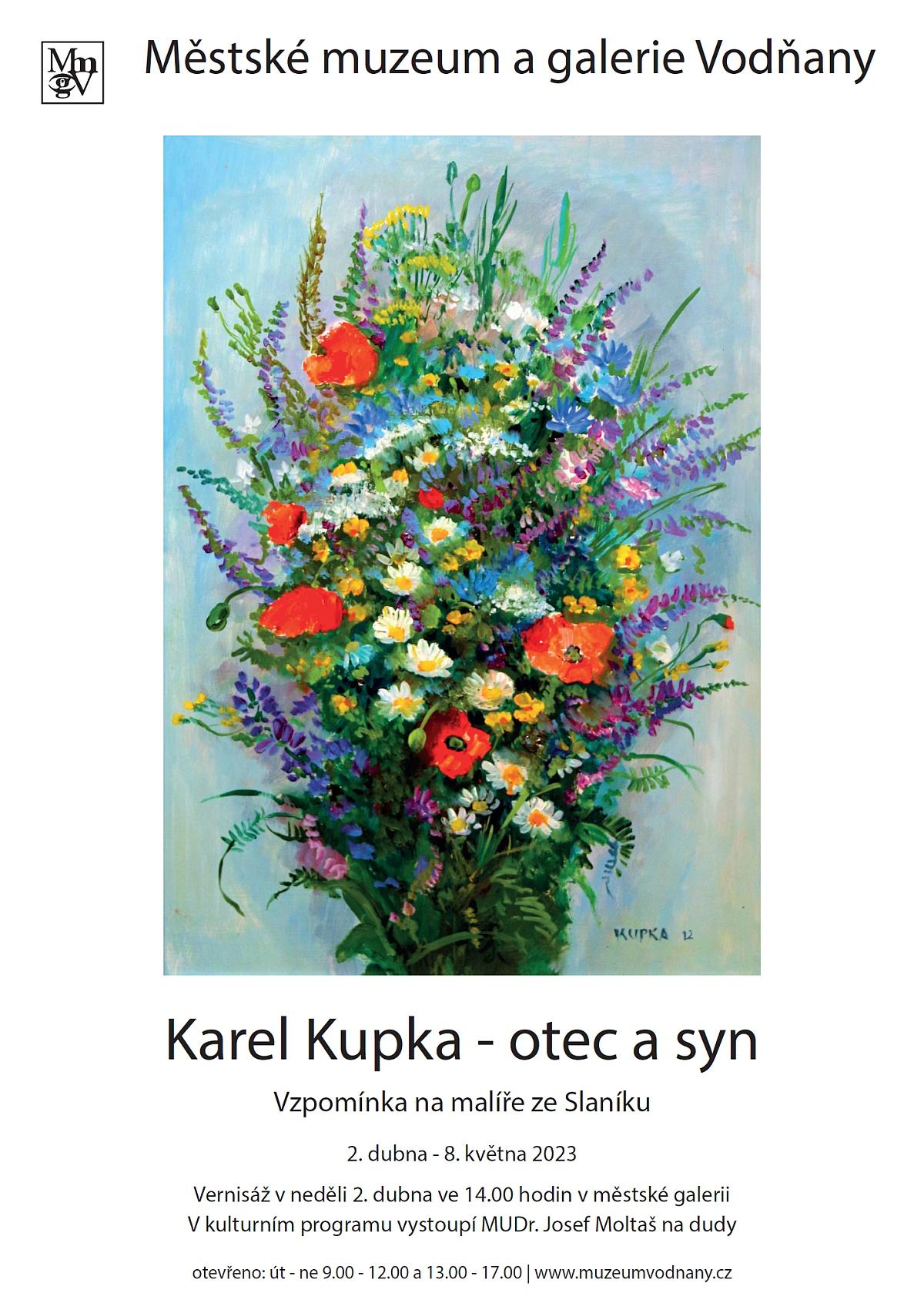 Plakát - Karel Kupka - otec a syn