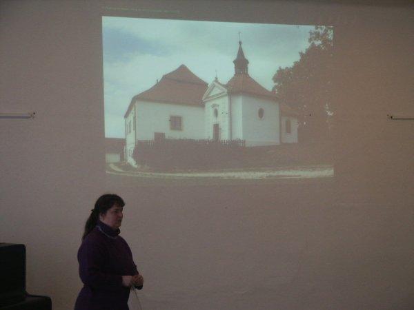 Fotografie z přednášky PhDr. Pavly Stuchlé, PhD., - P. Antonín Vokoun a Vodňany