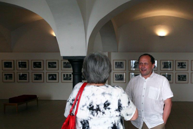 Fotografie z vernisáže výstavy František Dostál - Návraty