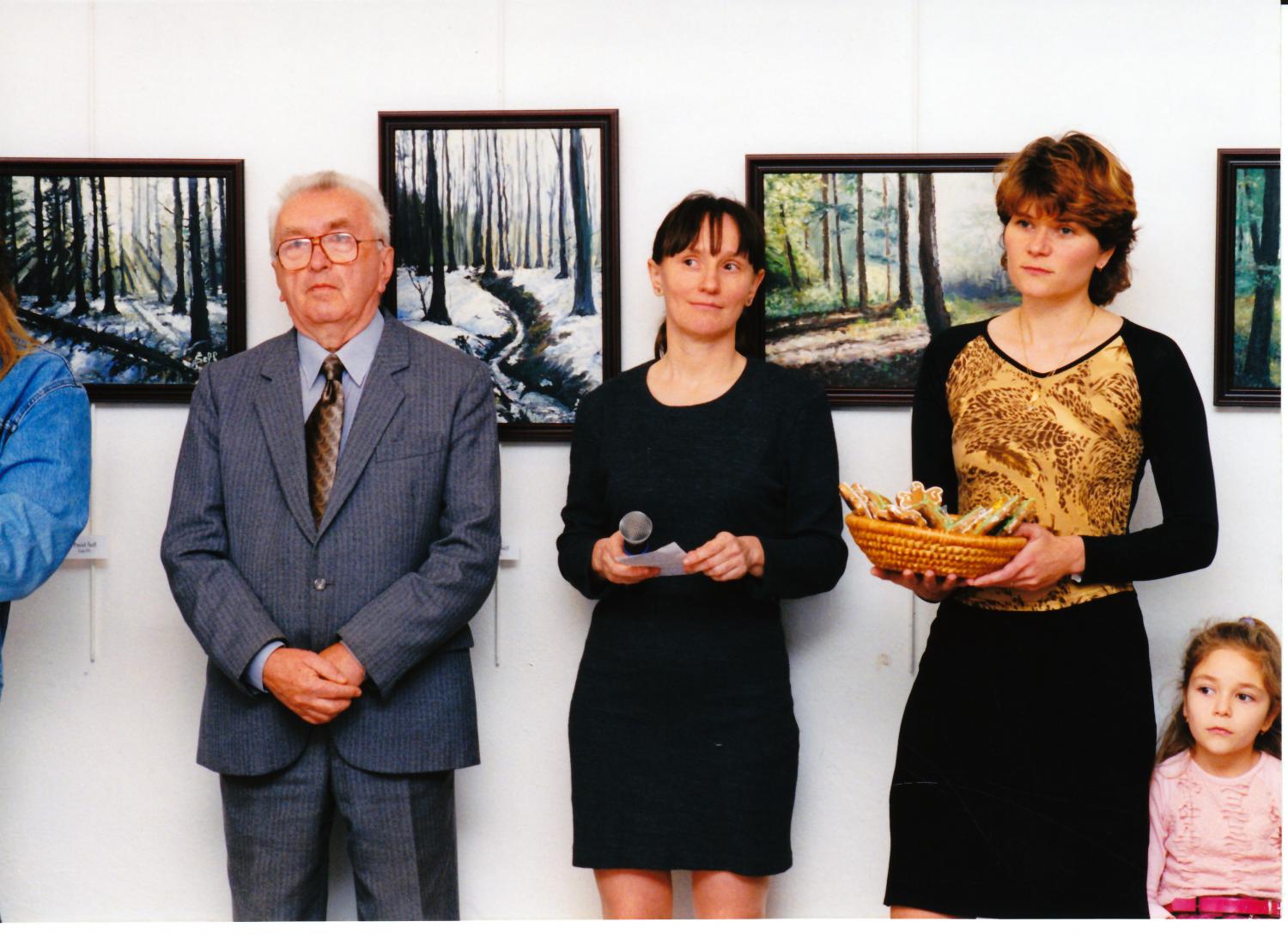 Fotografie z vernisáže výstavy - Vodňanští výtvarníci