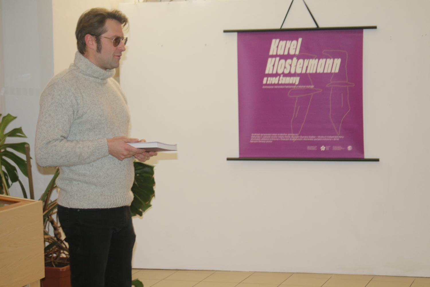 Fotografie z vernisáže výstavy Karel Klostermann a zrod Šumavy