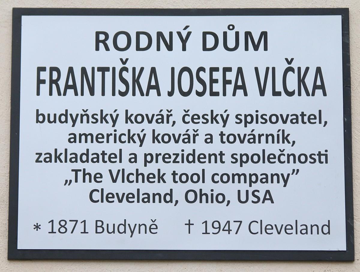 Obrázek - Pamětní deska - František Josef Vlček