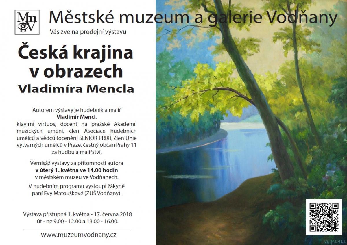 Plakát - Česká krajina v obrazech Vladimíra Mencla