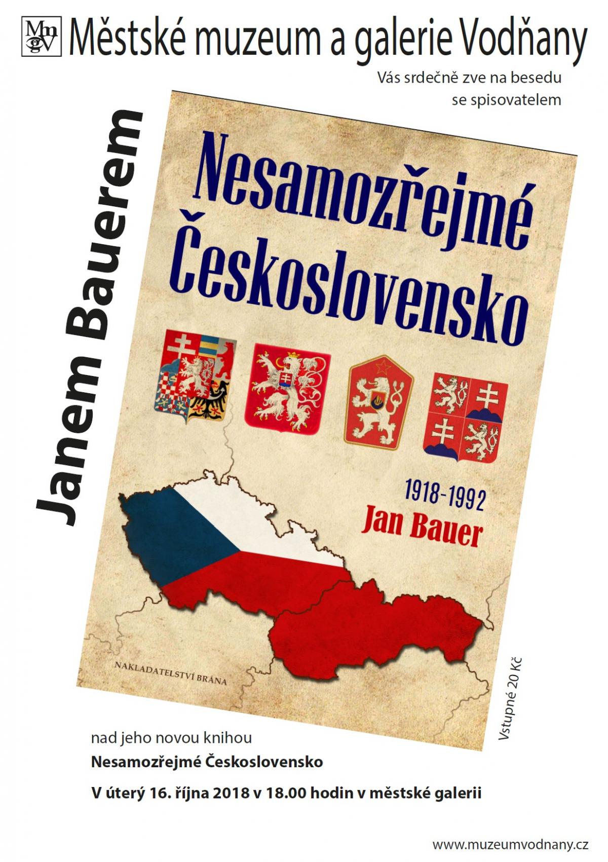 Plakát - Nesamozřejmé Československo 1918 - 1992