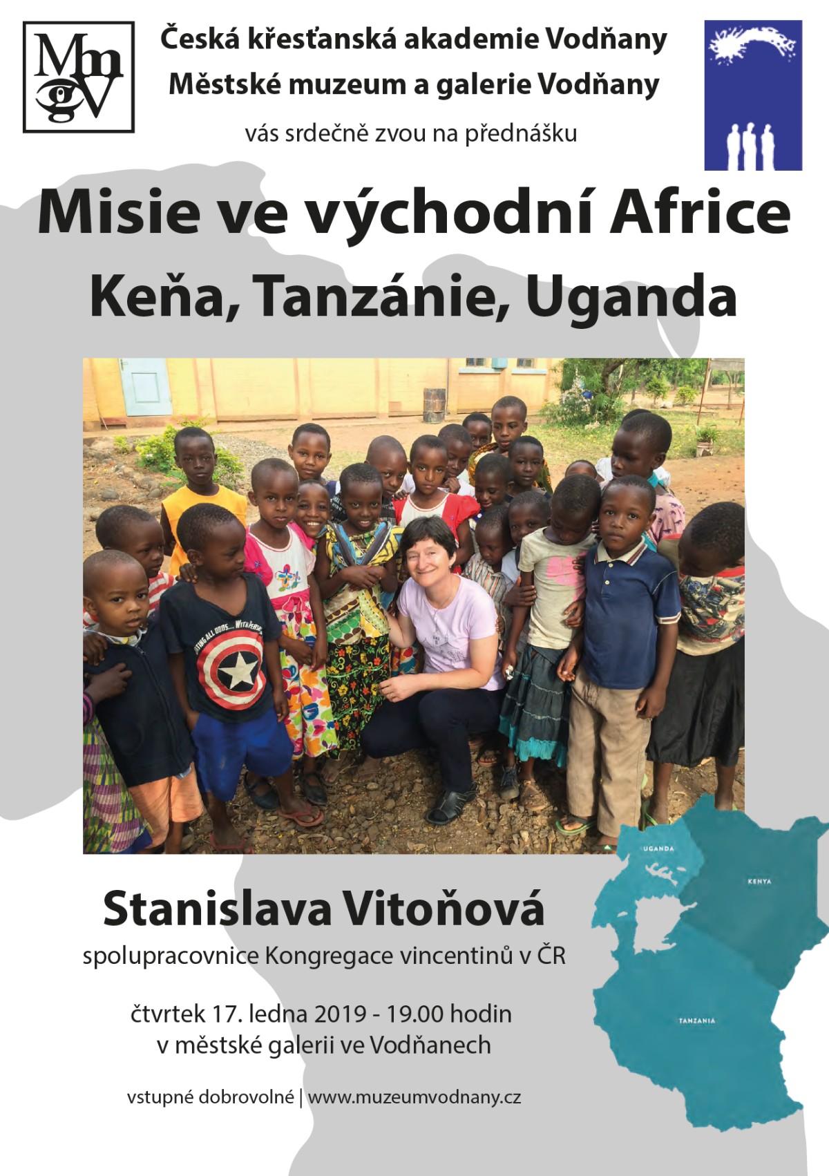 Plakát - Misie ve východní Africe