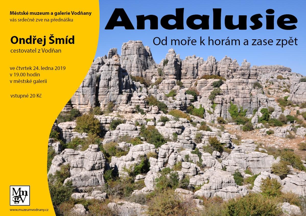 Plakát - Andalusie - Od moře k horám a zase zpět