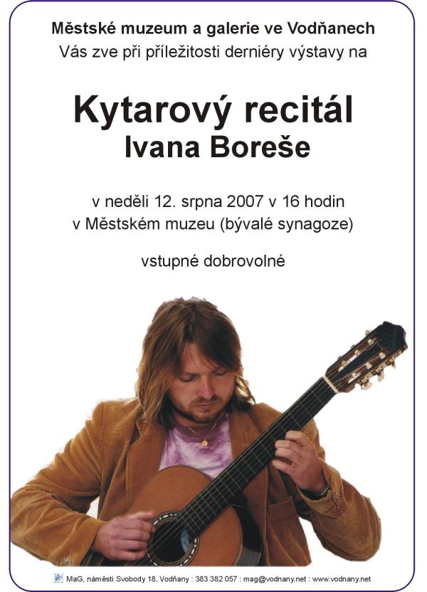 Plakát - Kytarový recitál