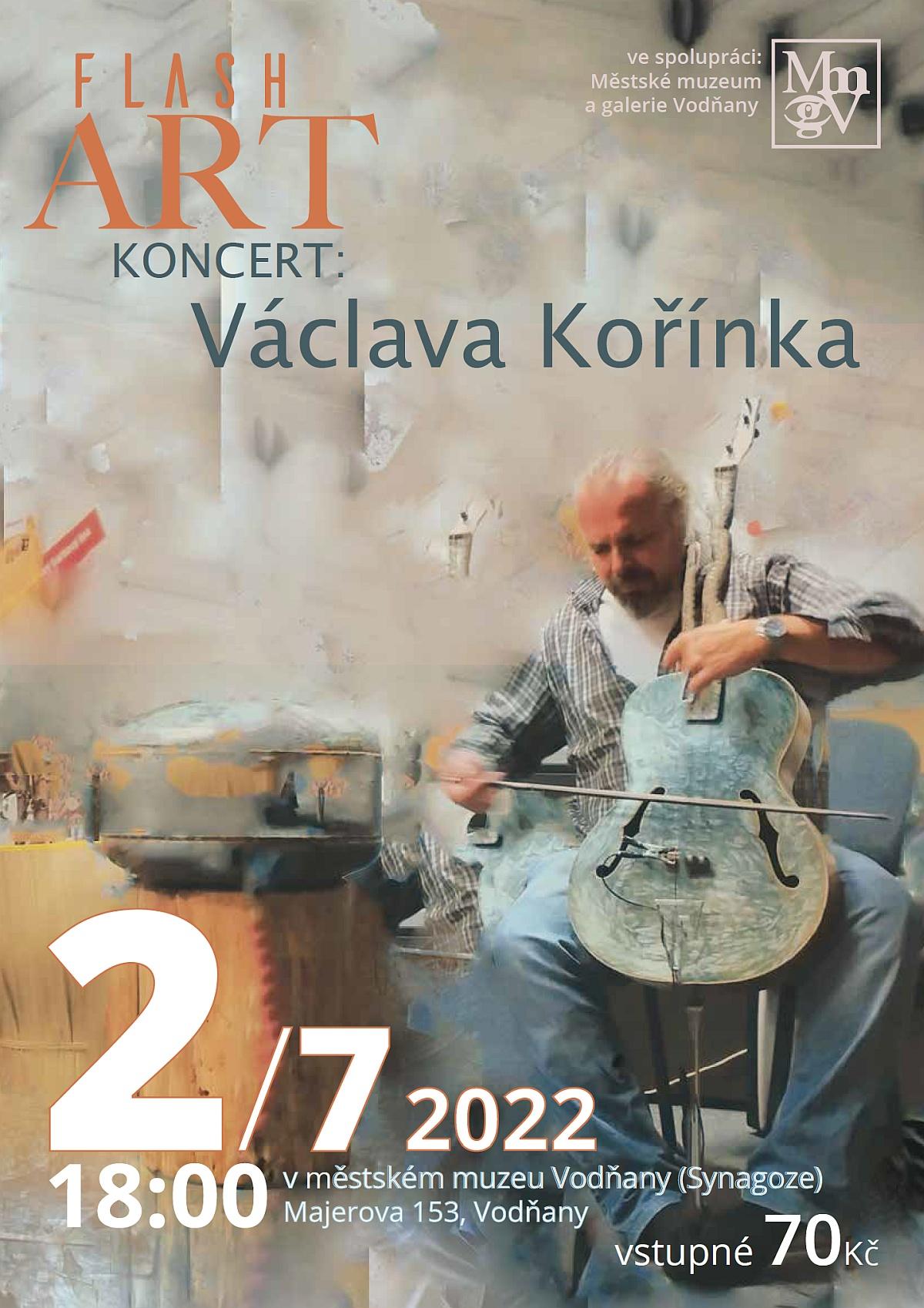 Plakát - Koncert Václava Kořínka