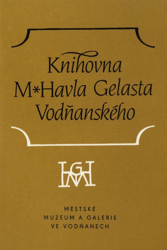 Obálka Knihovna M. Havla Gelasta Vodňanského
