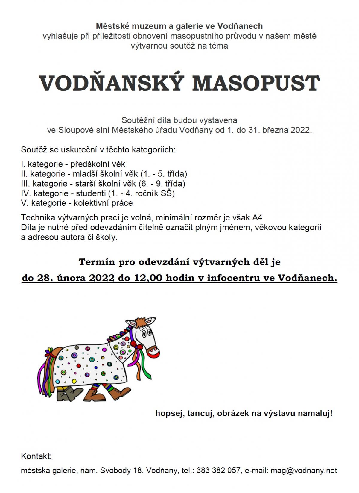 Plakát - Vodňanský masopust