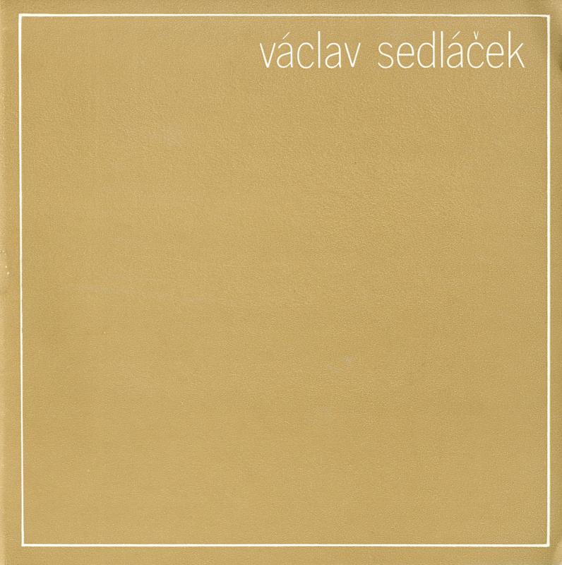Obálka Václav Sedláček