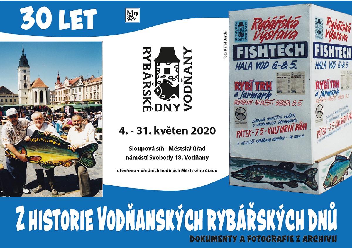 Plakát - Z  historie Vodňanských rybářských dnů
