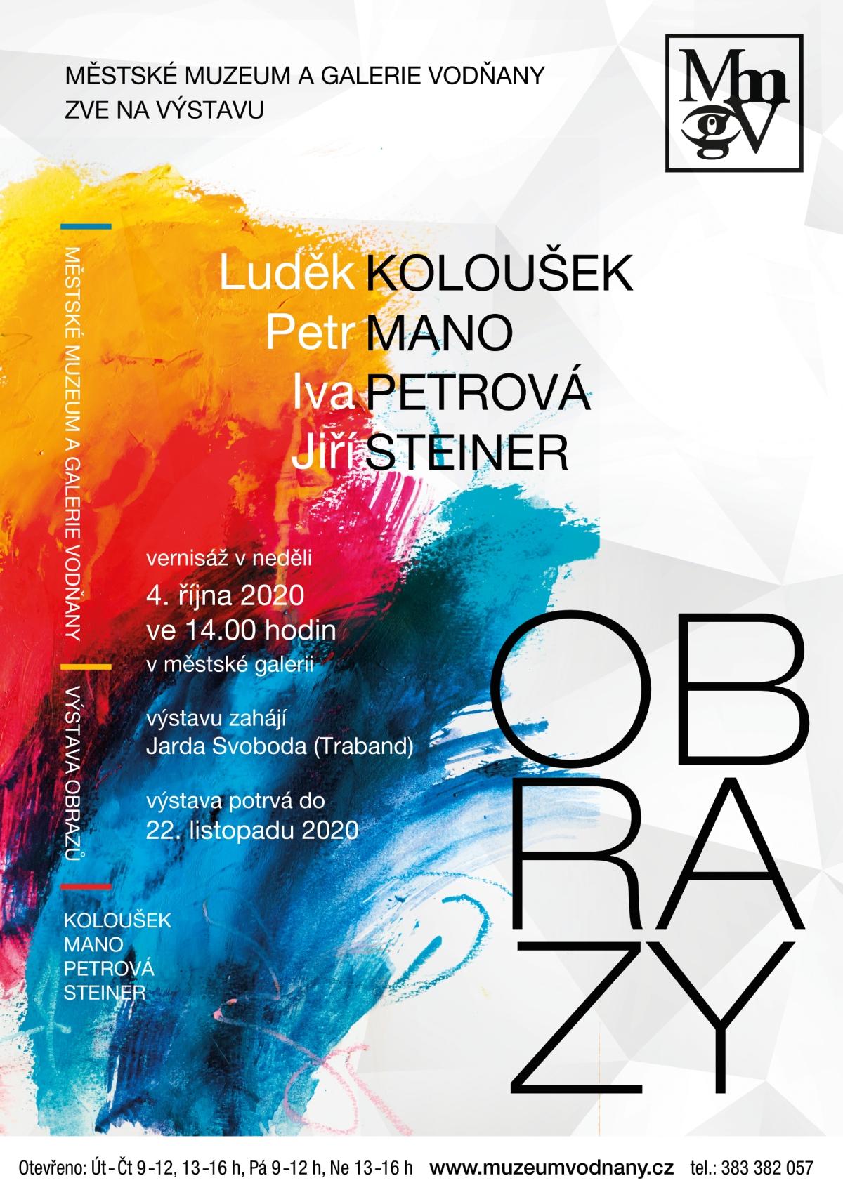 Plakát - Luděk Koloušek - Petr Mano - Ivana Petrová - Jiří Steiner