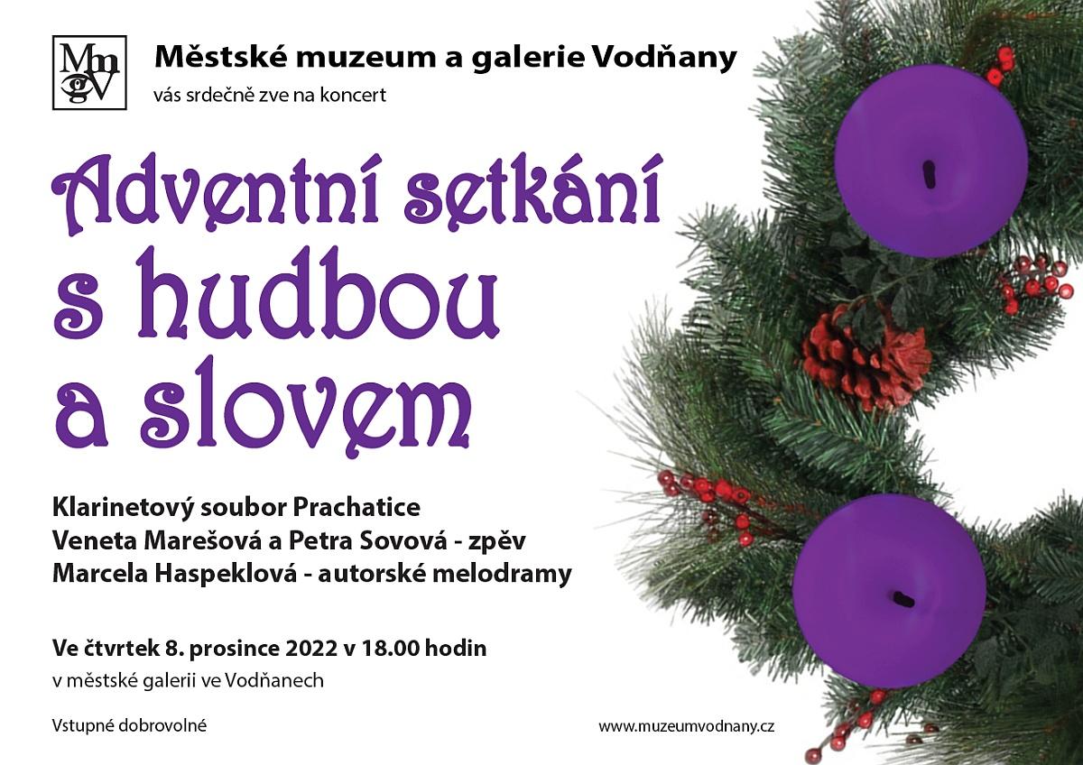 Plakát - Adventní setkání s hudbou a slovem