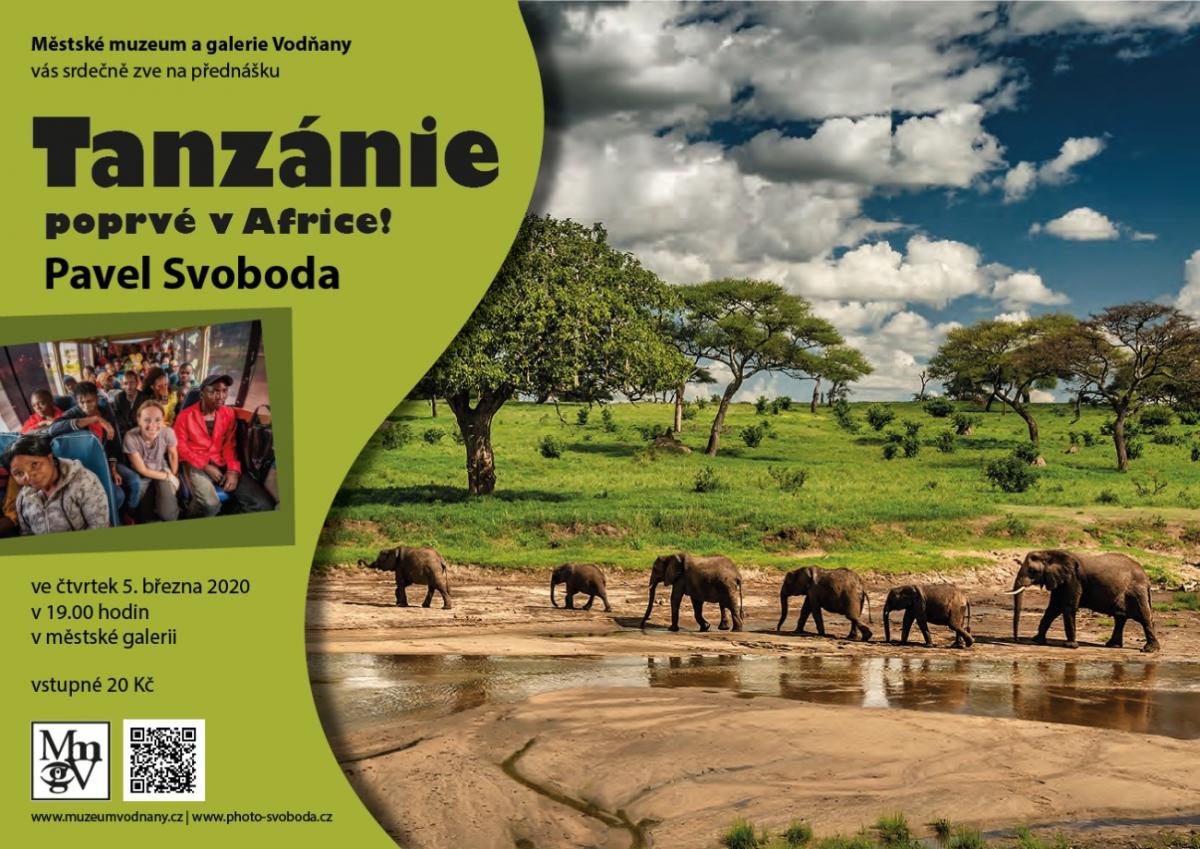 Plakát - Tanzánie - poprvé v Africe!