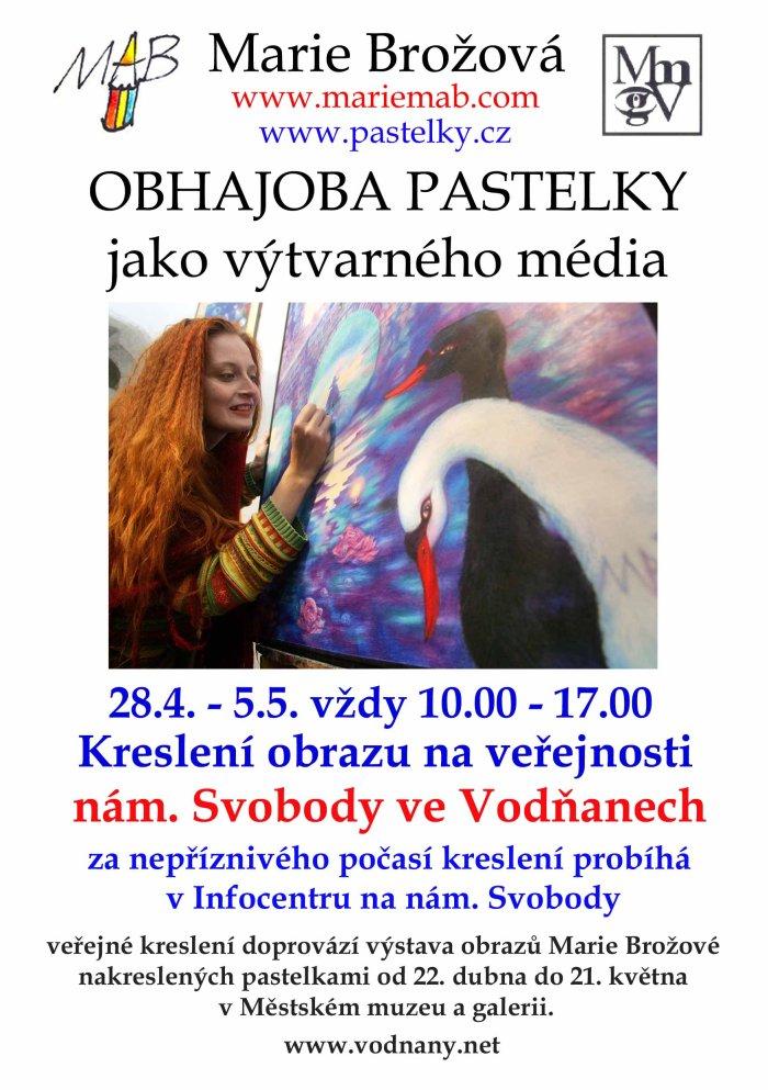 Plakát - Marie Brožová - Obhajoba pastelky