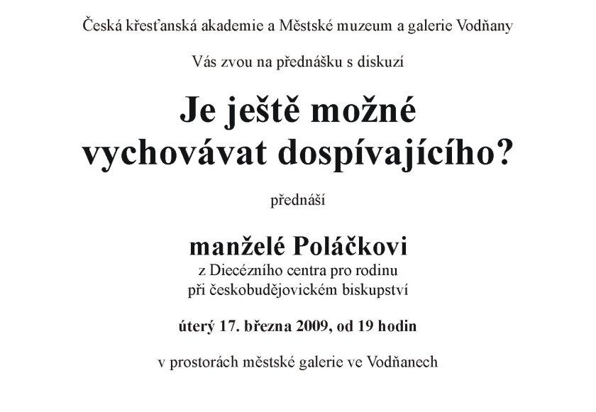 Plakát - Je ještě možné vychovávat dospívajícího?