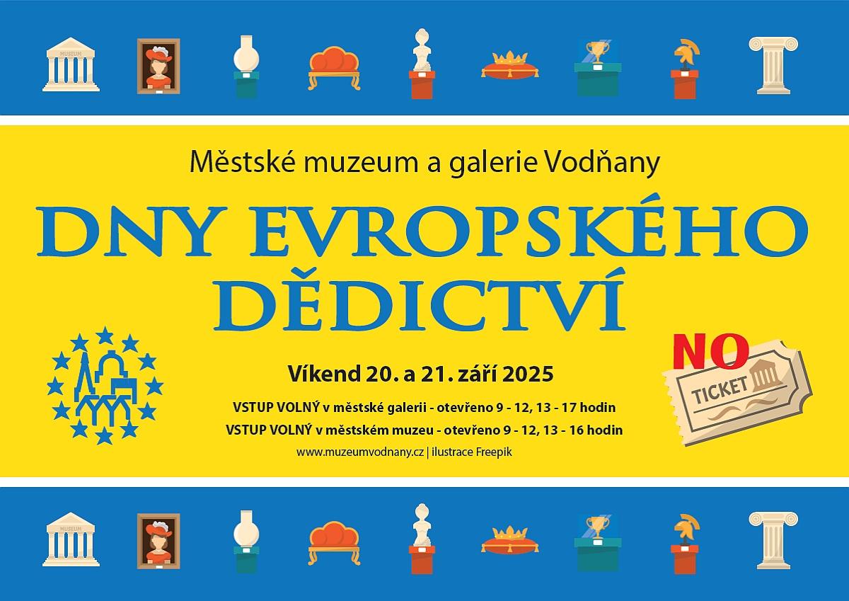 Plakát - Dny evropského dědictví 2025