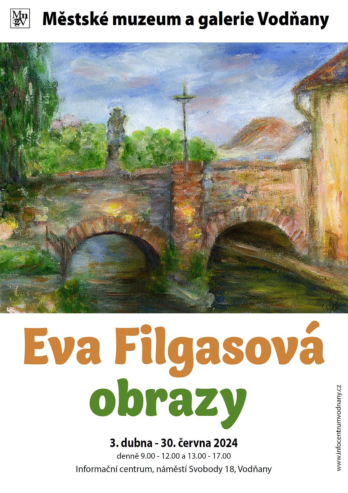 Plakát - Eva Filgasová – obrazy