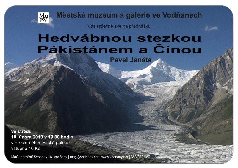 Plakát - Hedvábnou stezkou Pakistánem a Čínou