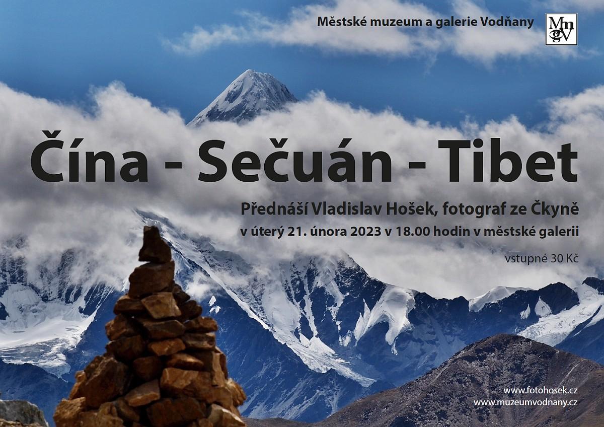 Plakát - Čína - Sečuán - Tibet