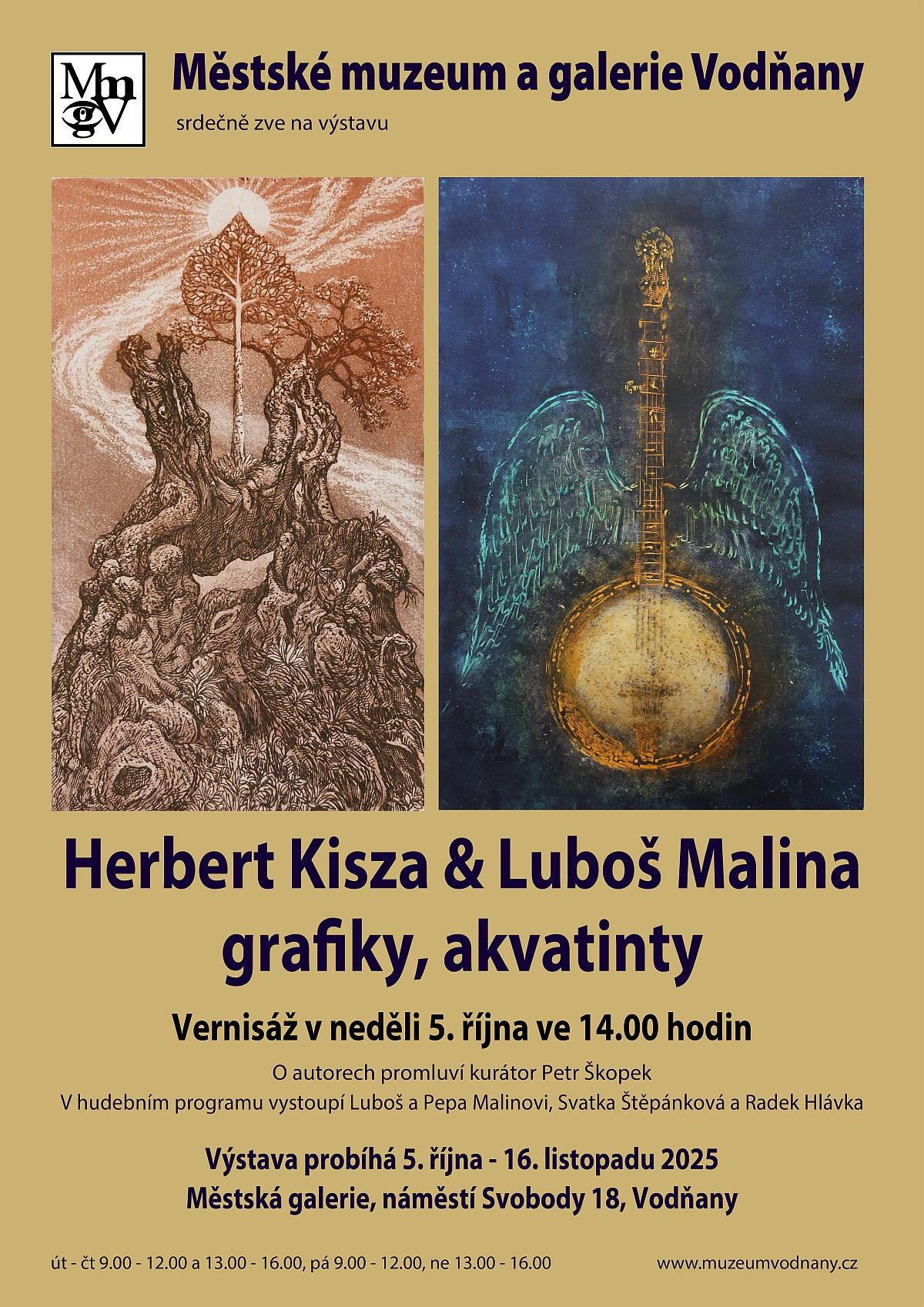 Plakát - Herbert Kisza & Luboš Malina