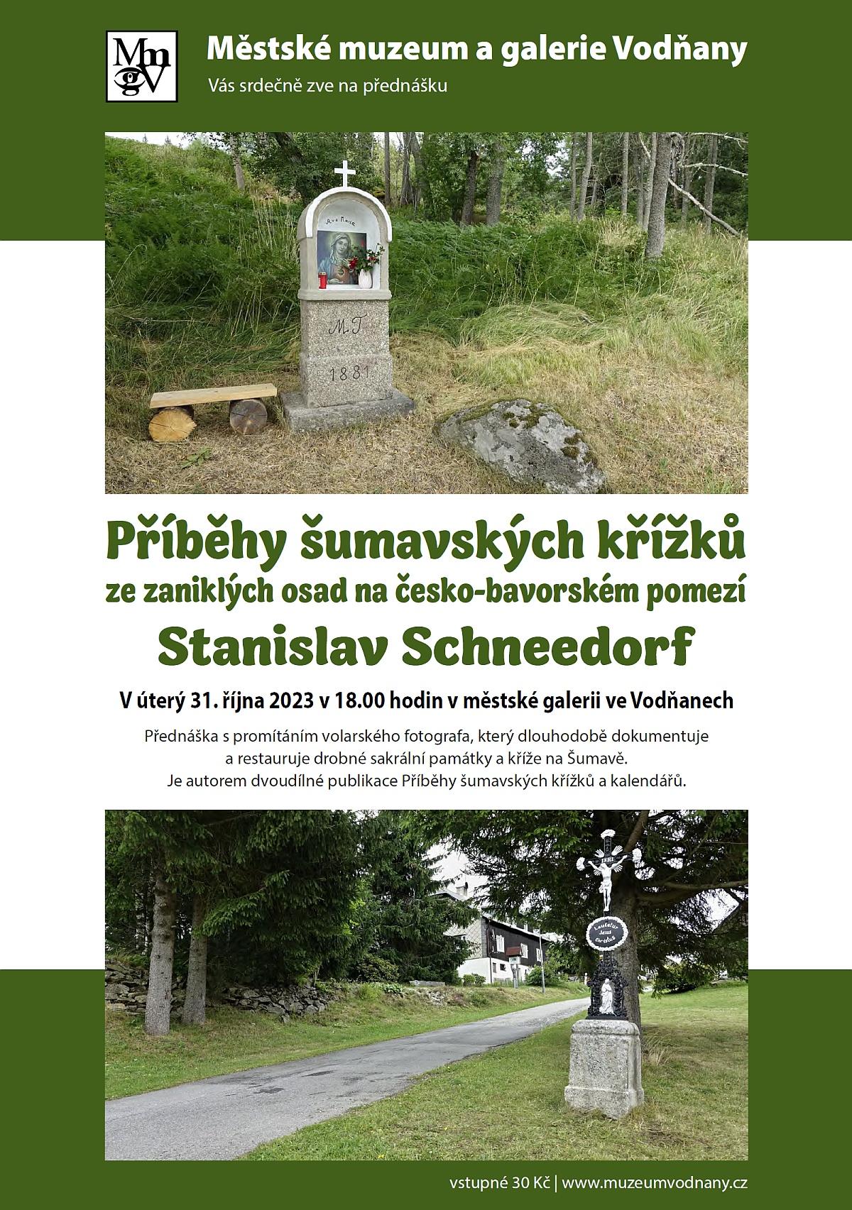 Plakát - Příběhy šumavských křížků ze zaniklých osad na česko-bavorském pomezí