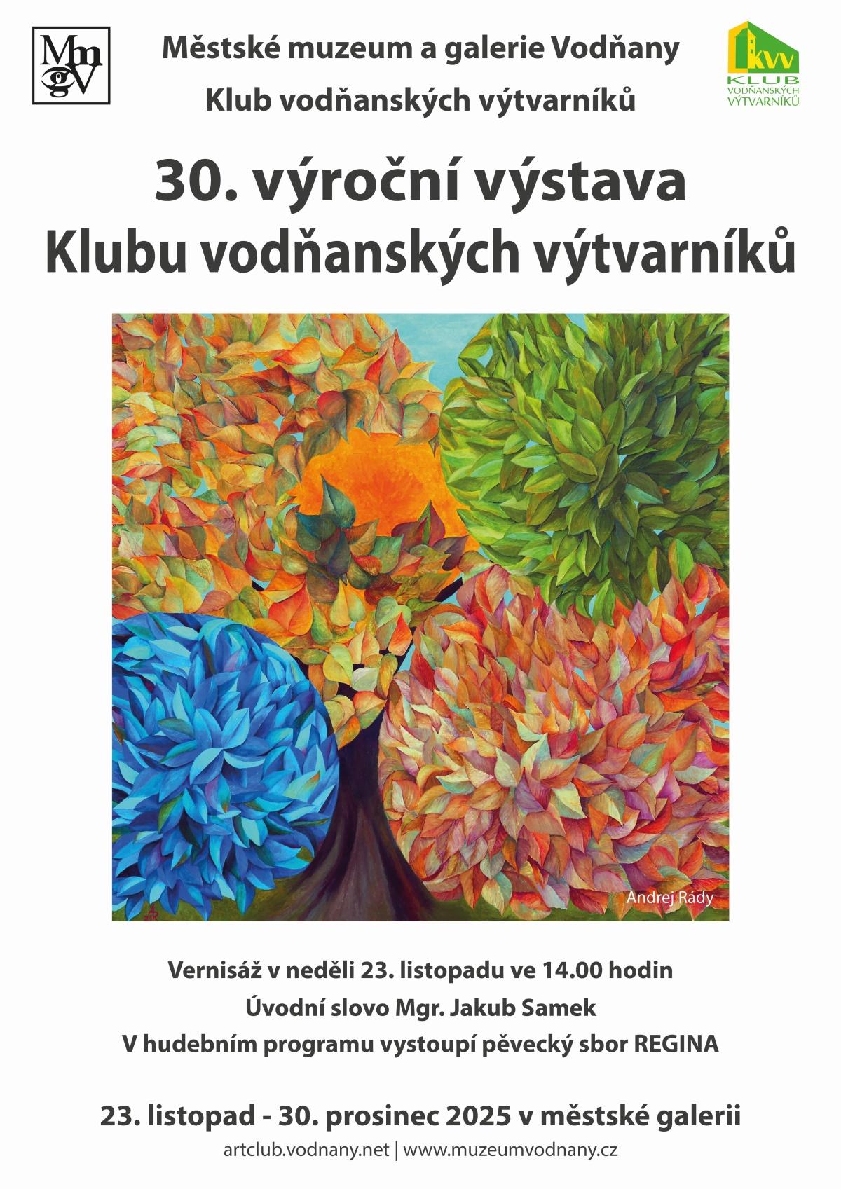 Plakát - Klub vodňanských výtvarníků