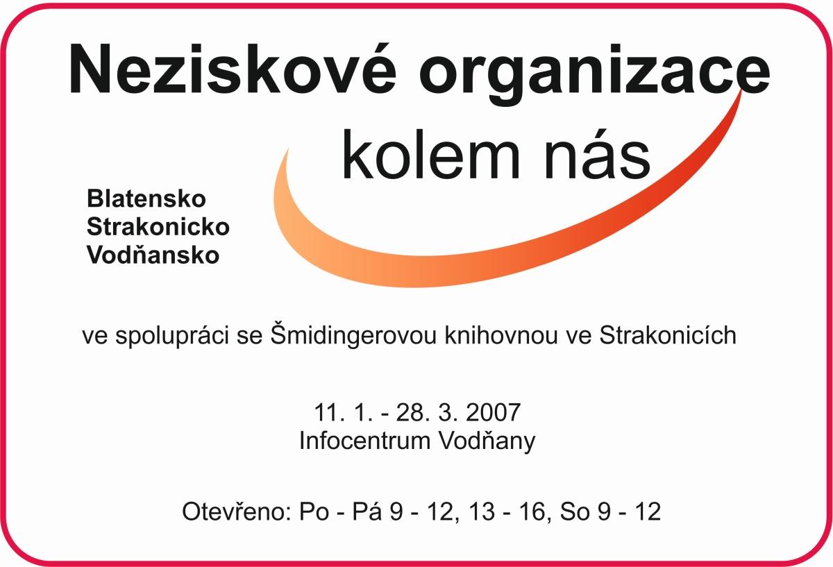 Plakát - Neziskové organizace kolem nás