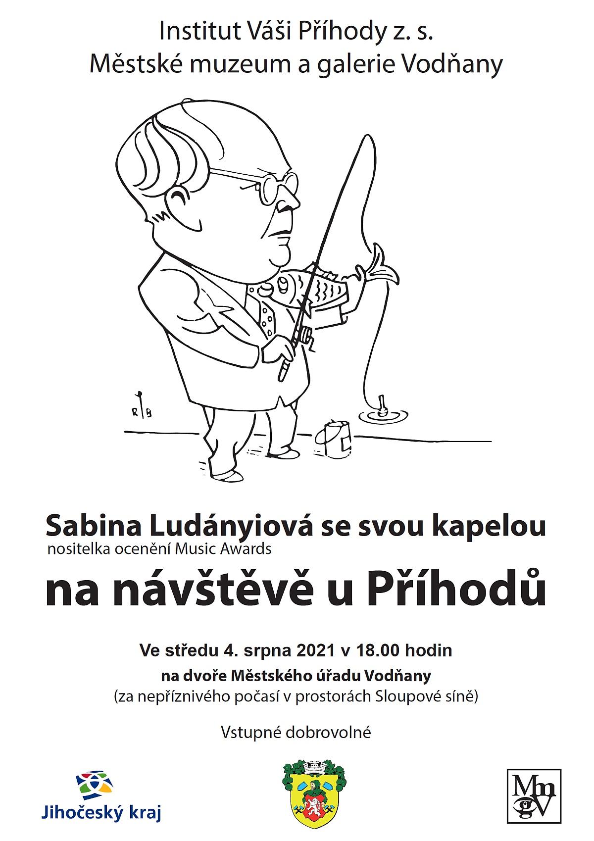 Plakát - Sabina Ludányiová na návštěvě u Příhodů