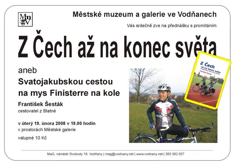 Plakát - Z Čech až na konec světa aneb Svatojakubskou cestou na mys Finisterre na kole