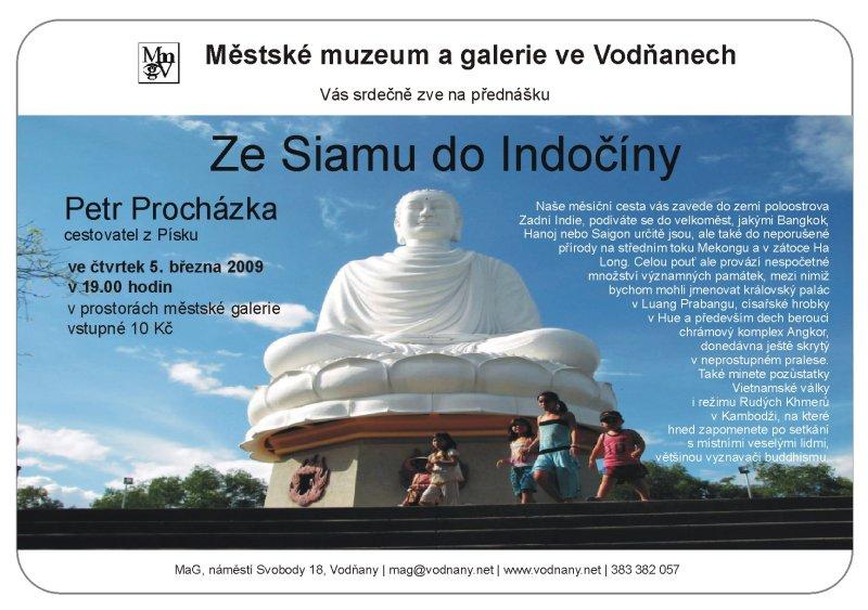 Plakát - Ze Siamu do Indočíny