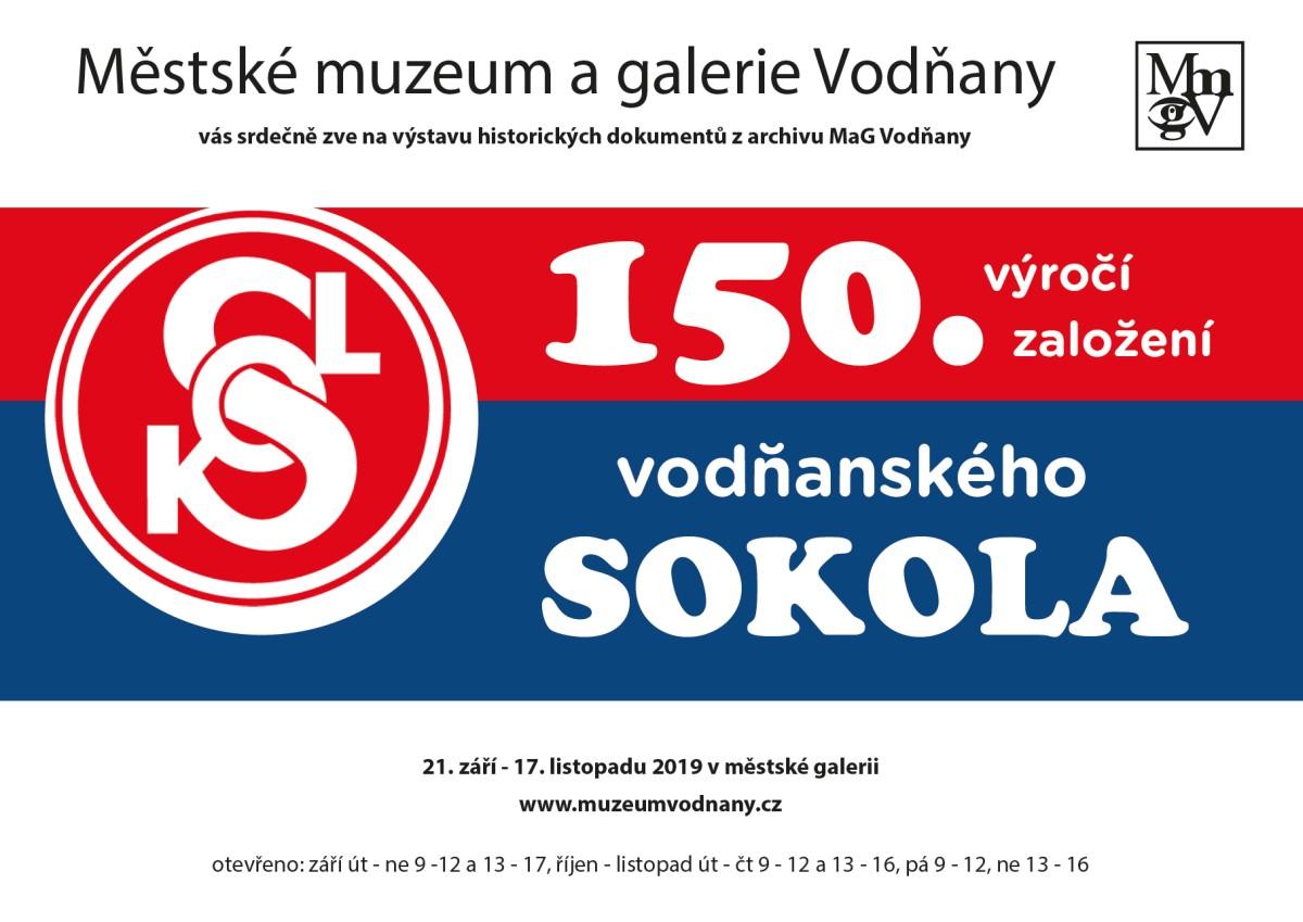 Plakát - 150 let Sokola ve Vodňanech