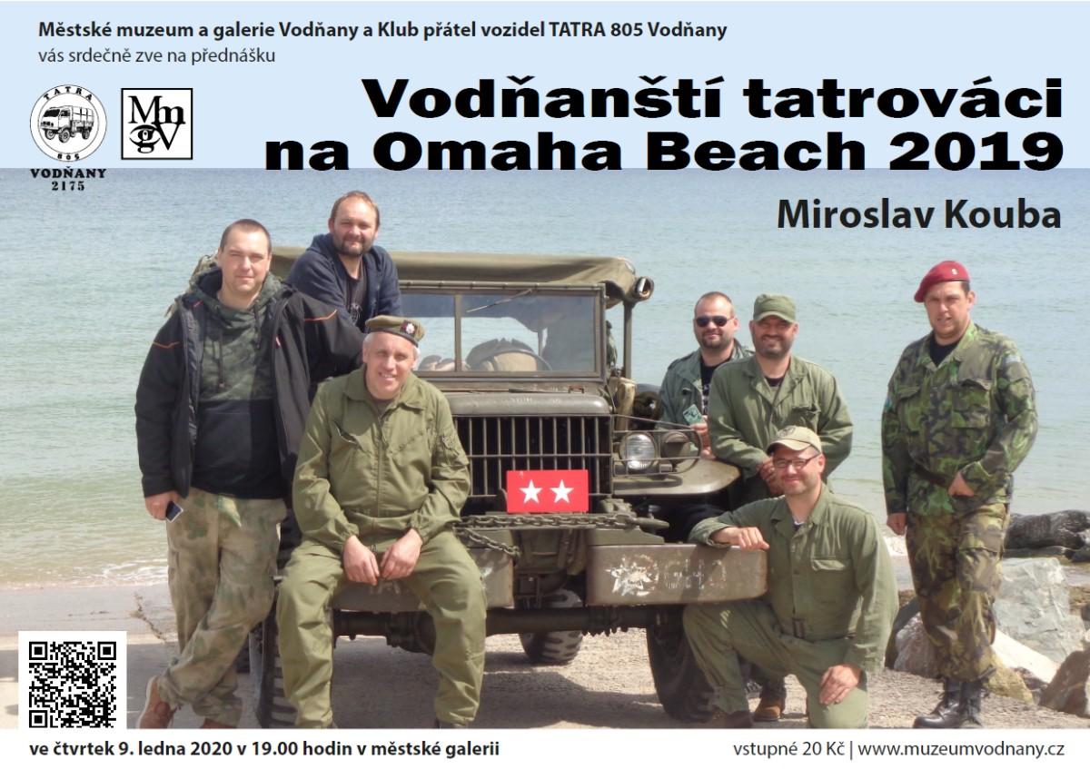 Plakát - Vodňanští tatrováci na Omaha Beach 2019