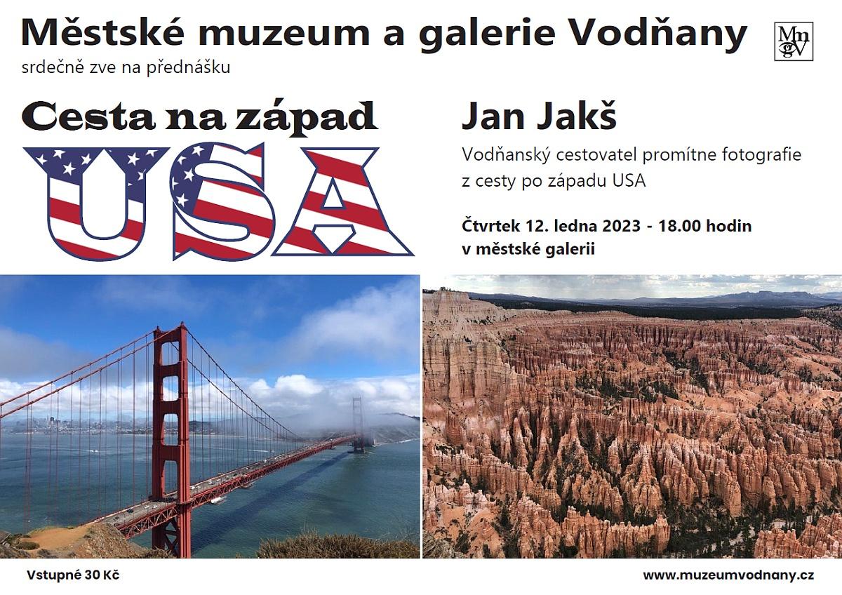 Plakát - Cesta na západ USA