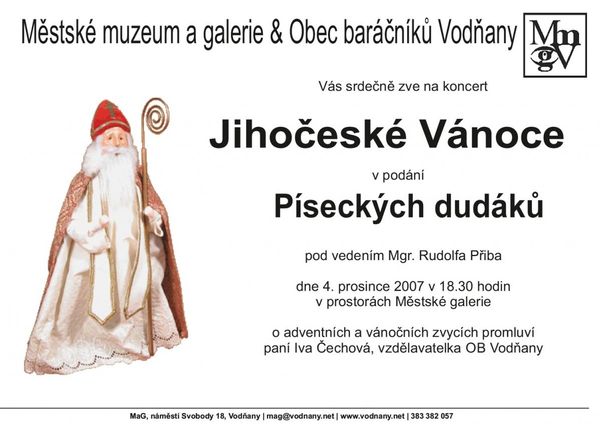 Plakát - Jihočeské Vánoce