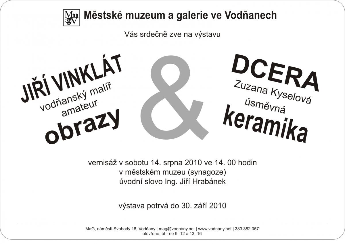 Plakát - Jiří Vinklát