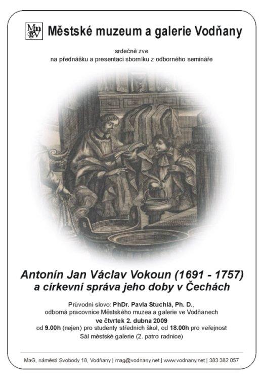 Plakát - Antonín Jan Václav Vokoun (1691 - 1757)