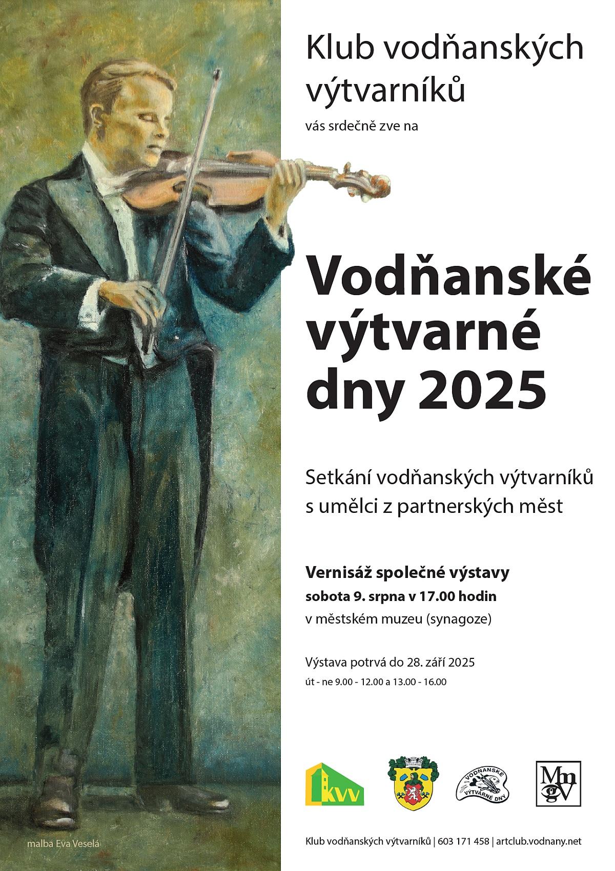 Plakát - VIII. Vodňanské výtvarné dny 2025