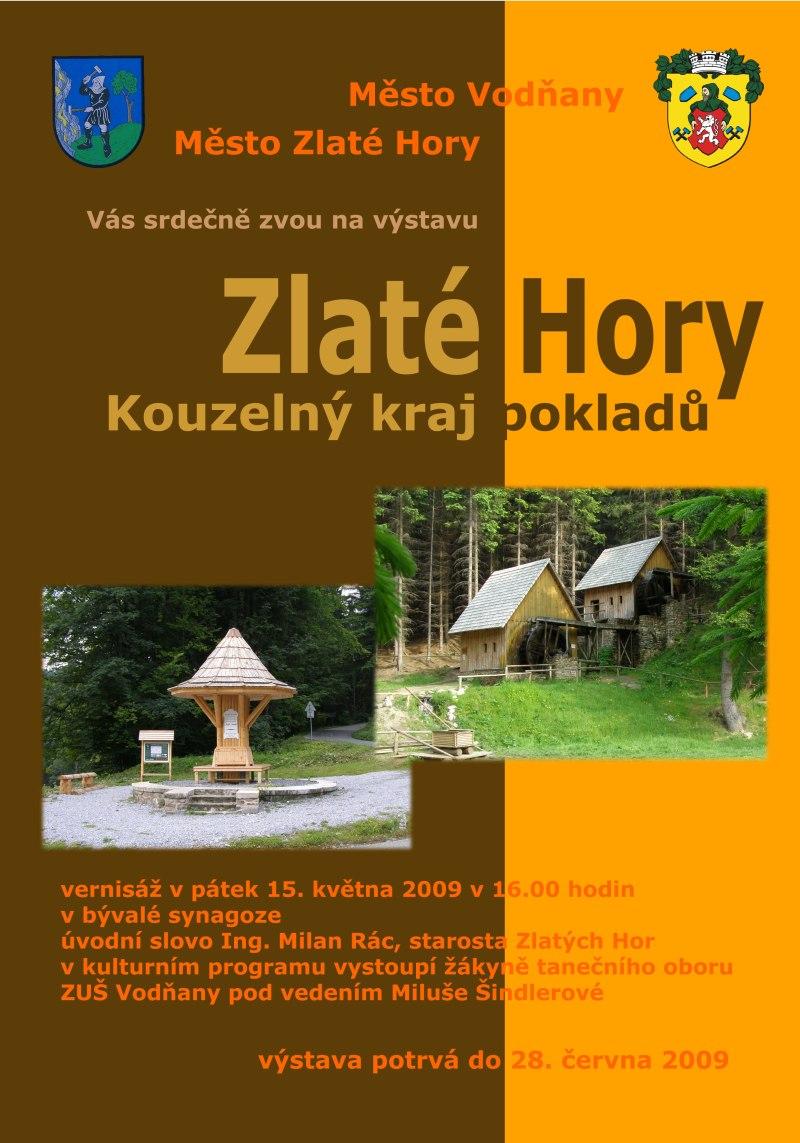 Plakát - Zlaté Hory - Kouzelný kraj pokladů