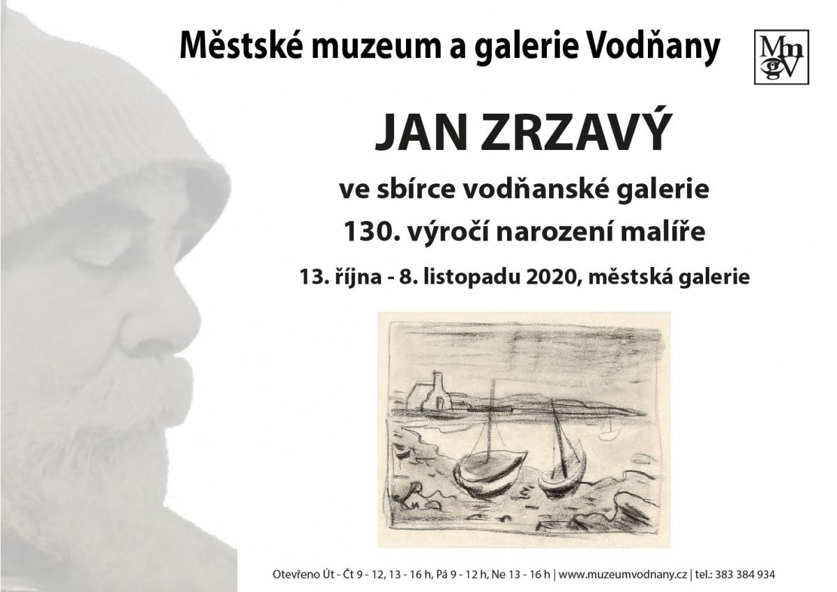 Plakát - Jan Zrzavý ve sbírce vodňanské galerie