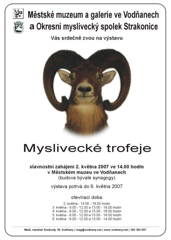 Plakát - Myslivecké trofeje