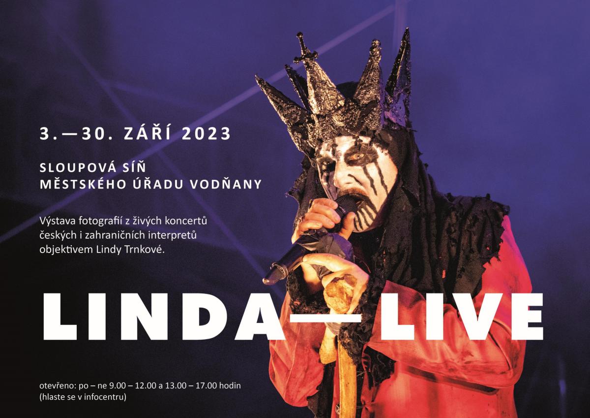 Plakát - LINDA - LIVE