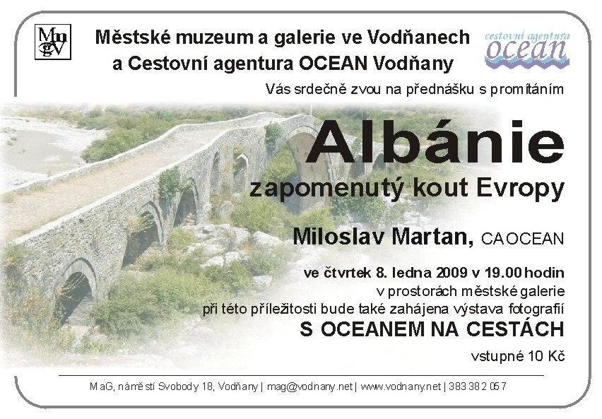 Plakát - Albánie - zapomenutý kout Evropy