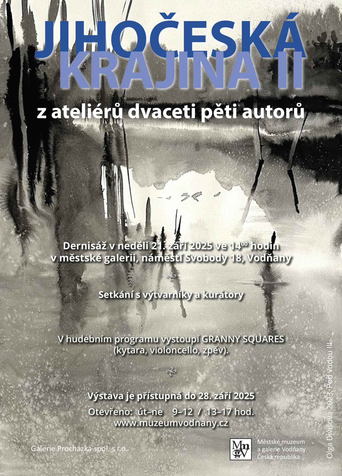 Plakát - Jihočeská krajina II : z ateliérů dvaceti pěti autorů
